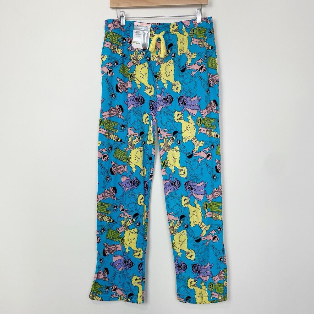 Sesame Street Men's Pajama Pants Sleep Lounge Size Medium‎ 32-34 Cozy